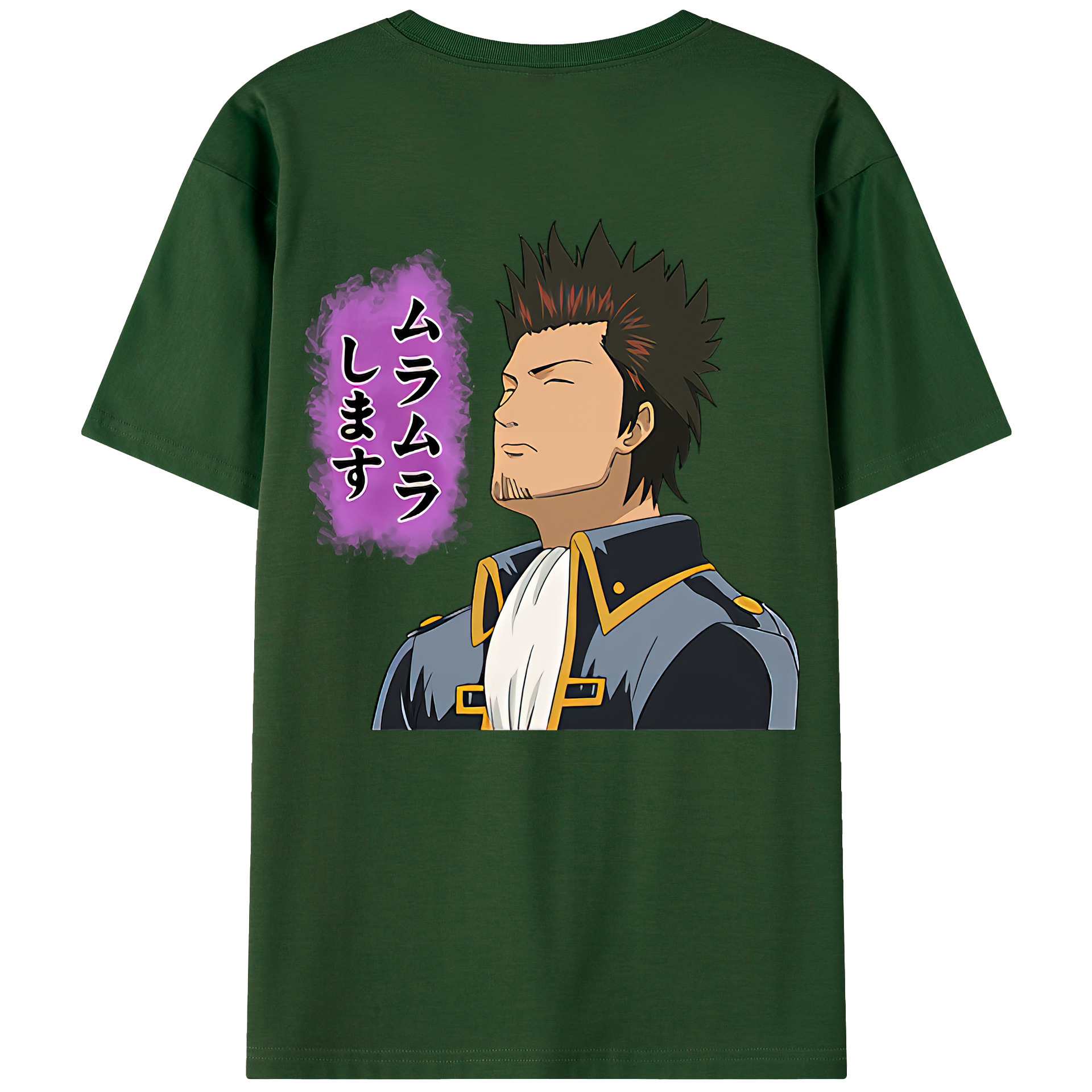 （画像用） ぎんたま 坂田銀時（さかたぎんとき） 神楽 志村新八（しむら しんぱち） GINTAMA Sakata Gintoki Kagura Shimura Shinpachi 綿100％半袖Tシャツ（背面プリント）